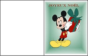 carte message disney 10