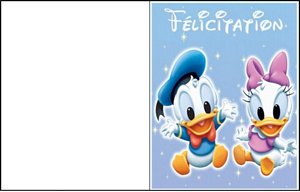 carte message disney 3