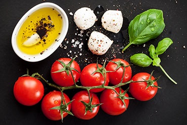 tomate mozarella et basilic